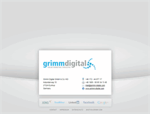 Tablet Screenshot of grimm-digital.com